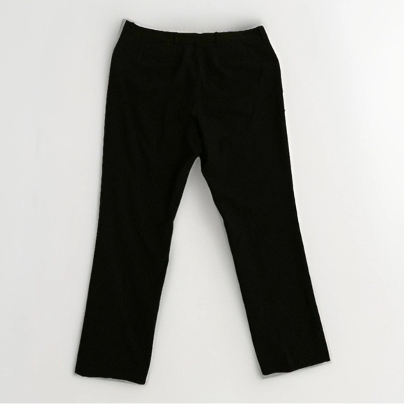 Calvin Klein Modern Essentials Black Stretchy Pants Size 6 Gold Zipper Detailing - Picture 2 of 7